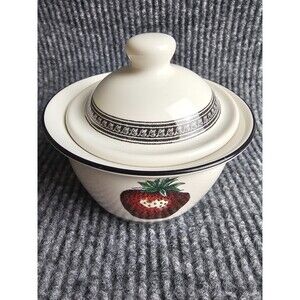 Pfaltzgraff Farmers Market Sugar Bowl With Lid